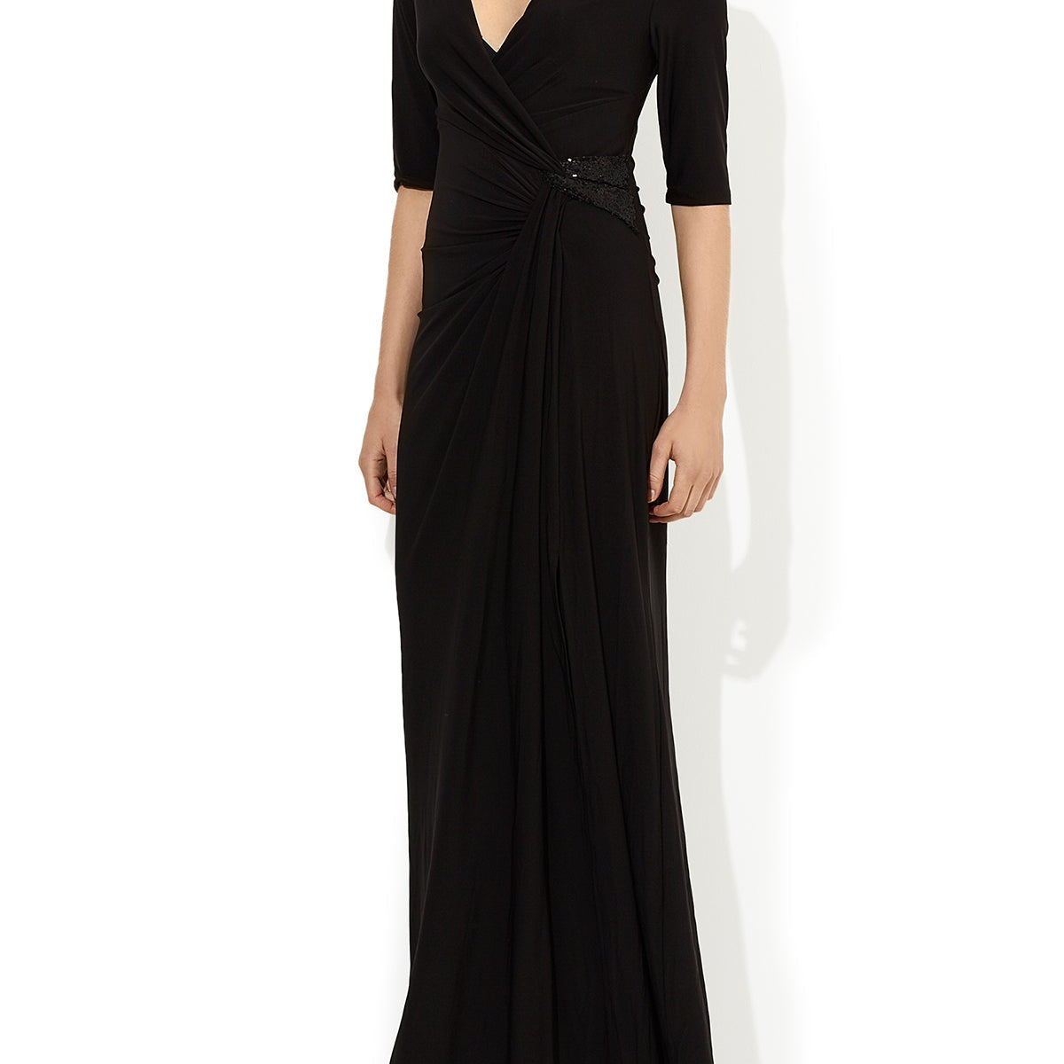 Alana Wrap Gown | Montique | Evening ...